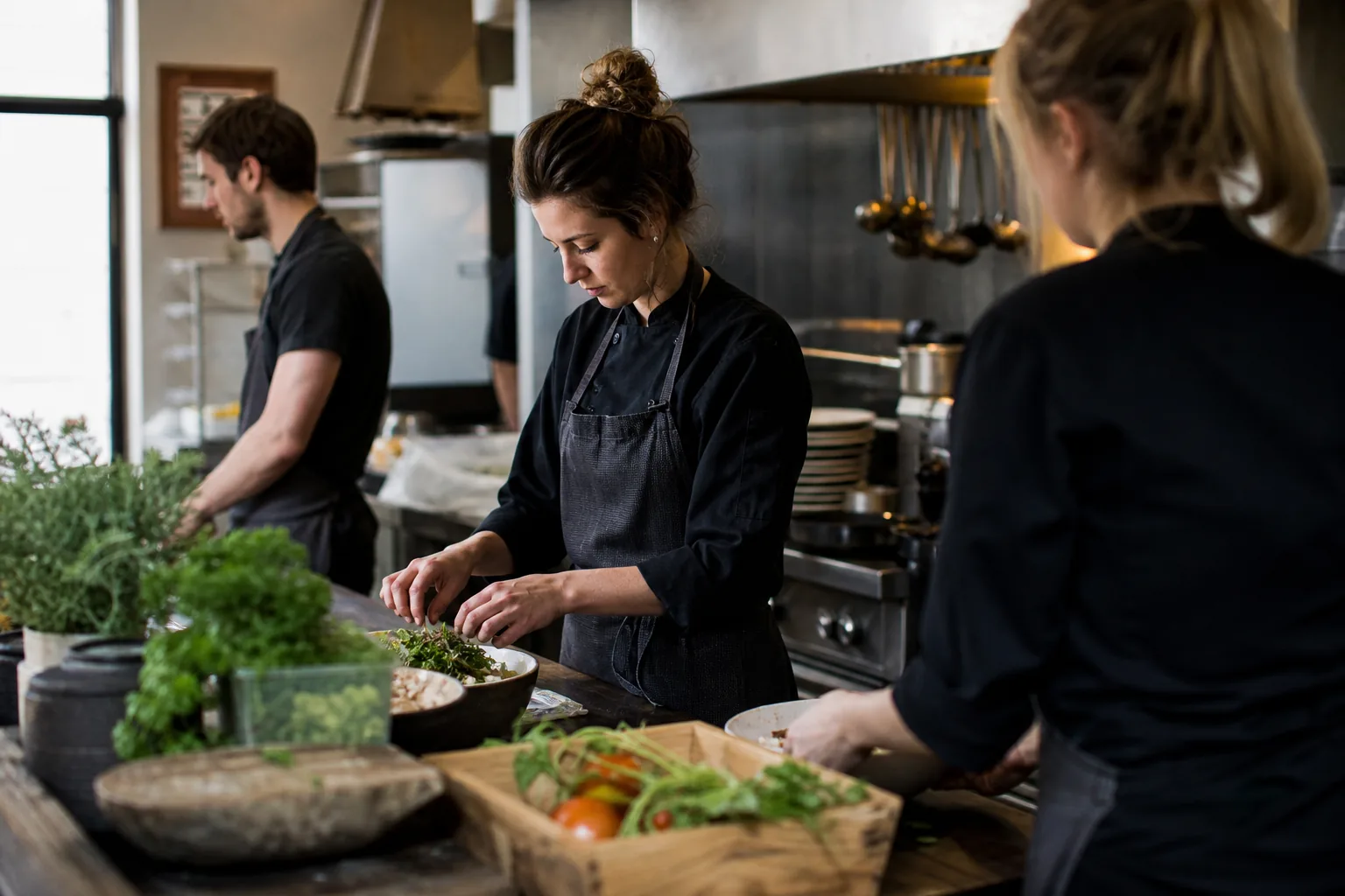 Werk in een Nederlandse horecakeuken. Beeld bij het artikel: Waarom valt een sluipende prijsstijging in een bistro pas op als de marge weg is?